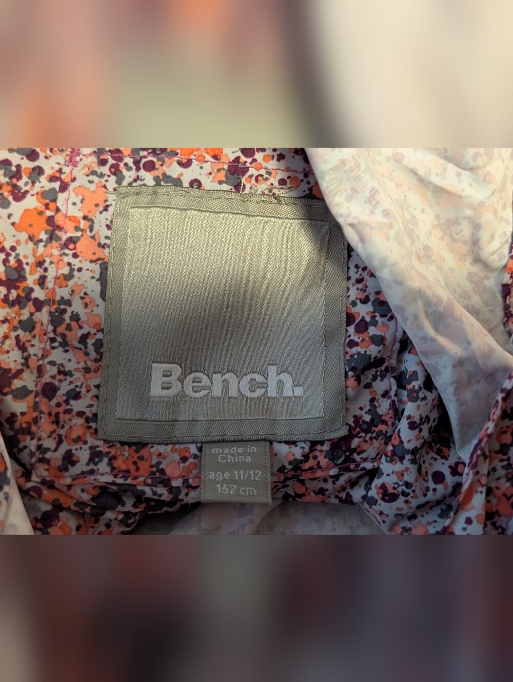 Bench Packable Pink Floral Rajn Jacket - Picture 3 of 3